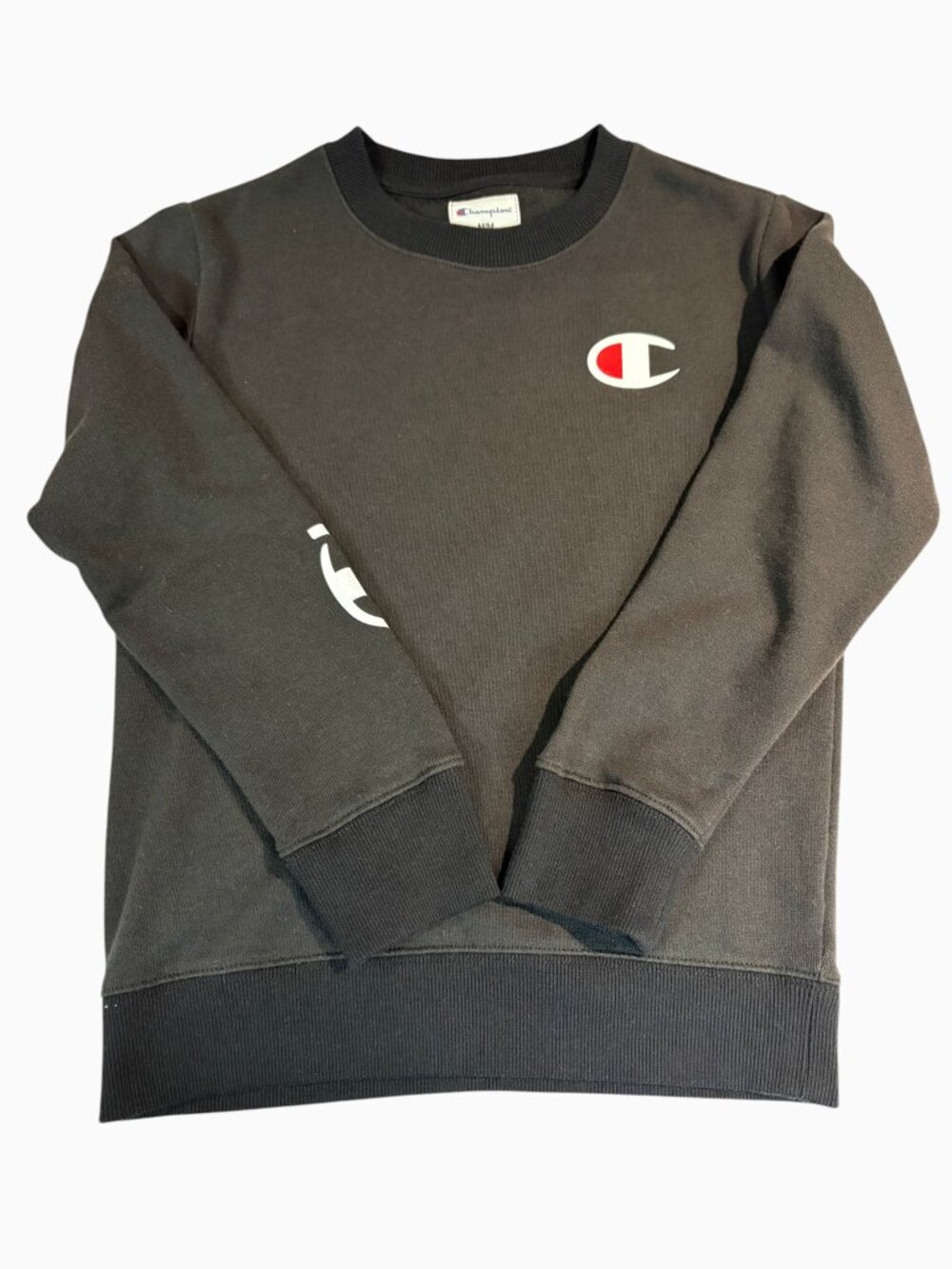 Sporty Champion Boys Black White Sweater Size Medium (7/8) (SKU: 200B)